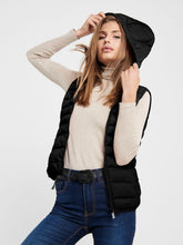Carica l'immagine nel visualizzatore di Gallery, Only Onlnewtahoe Hood Waistcoat Otw Noos, Gilet Donna, Nero, M