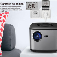 Carica l'immagine nel visualizzatore di Gallery, Presa timer elettronico digitale,10set di timer plug-in programmabili,16A 3680W 230VAC, adatto per il controllo della te