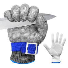 Carica l'immagine nel visualizzatore di Gallery, Brevanza guanti antitaglio cucina, guanti da lavoro antitaglio livello 9, guanti anti taglio per alimenti, guanto anti-t