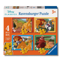 Carica l'immagine nel visualizzatore di Gallery, Ravensburger - Il Re Leone, Puzzle Bambini 3+ Anni, 4 Puzzle Da 12-24 Pezzi
