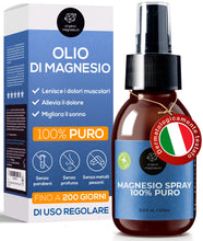 Carica l'immagine nel visualizzatore di Gallery, Olio di magnesio ultra puro 100 ml spray – 100% naturale puro olio di zechstone di magnesio, perfetto per sport e rilass