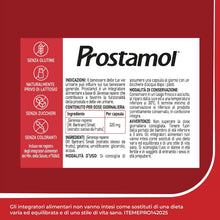 Carica l'immagine nel visualizzatore di Gallery, Prostamol, Integratore Prostata e Vie Urinarie, con Serenoa repens, 90 caps