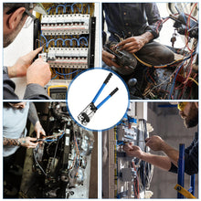 Carica l'immagine nel visualizzatore di Gallery, Pinza Crimpatrice Capicorda, Pinza Cavi Capicorda Elettrici Batteria, Strumento per Crimpare Fili Elettrico Capicorda, C