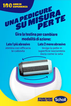 Carica l'immagine nel visualizzatore di Gallery, Scholl Velvet 2in1 Leviga e Ammorbidisce, Sistema di Pedicure Elettronico per Levigare i Piedi Testine Interscambiabili 