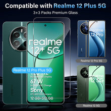 Carica l'immagine nel visualizzatore di Gallery, Vetro Temperato per Realme 12 Plus/Realme 12+ 5G/Realme 12 4G