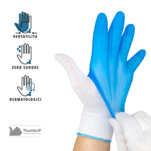 Carica l'immagine nel visualizzatore di Gallery, ThumbUP Supersoft Sottoguanti Cotone Dermatologici 3 Paia Bianchi Taglia M