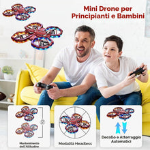 Carica l'immagine nel visualizzatore di Gallery, Mini Drone per Bambini, Drones per Principianti con Evitamento Ostacoli