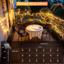 Carica l'immagine nel visualizzatore di Gallery, Catena Luminosa Solare per Esterni e Interni 22M 200LED