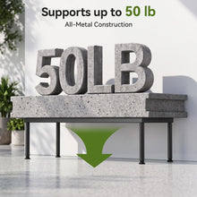Carica l'immagine nel visualizzatore di Gallery, Josmimic Supporto per Piante a 1 Livello: Supporto per Piante a Scala - Supporto per Vasi da Fiori in Metallo - Scaffale