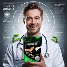 Carica l'immagine nel visualizzatore di Gallery, AF® Calcio Tartaruga di Terra e Rettili, 150g Calcium D3 Calcio per Tartarughe di Terra Vitamina D3 Senza Fosforo, Polve