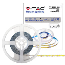 Carica l'immagine nel visualizzatore di Gallery, V-TAC Striscia Led da Interno SMD 2835 18W - 5 Metri - Striscia LED Adesiva per Casa, Cucina, Camera, Ambienti Interni -