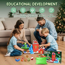 Carica l'immagine nel visualizzatore di Gallery, ECHOBUY Costruzioni Magnetiche Natale, 150 Pezzi Blocchi Magnetic per Bambini Giochi Cubi Magnetic Building Blocks dai 3+ Giocattoli Montessori STEM Regali di Natale