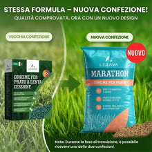Carica l'immagine nel visualizzatore di Gallery, LERAVA® Concime per Prato Marathon (85 m²) - Fertilizzante a Lenta Cessione fino a 4 Mesi - Concime Prato Autunno con Po