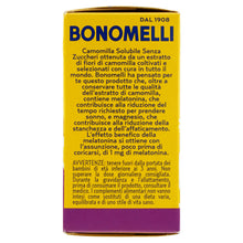 Carica l&#39;immagine nel visualizzatore di Gallery, Bonomelli Camomilla Solubile con Melatonina e Magnesio 16 Bustine, Contro Stanchezza e Affaticamento, Infuso Rilassante, Senza Zucchero (72g)