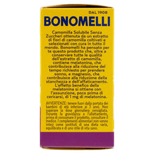 Carica l'immagine nel visualizzatore di Gallery, Bonomelli Camomilla Solubile con Melatonina e Magnesio 16 Bustine, Contro Stanchezza e Affaticamento, Infuso Rilassante,