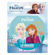 Carica l'immagine nel visualizzatore di Gallery, Lip Smacker Frozen Shimmer Color Palette, Set Trucchi Bambina di Frozen in 12-Pezzi, Creme Scintillanti, Pennelli per Fa