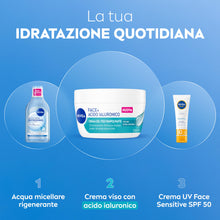 Carica l'immagine nel visualizzatore di Gallery, NIVEA Face+ Acido Ialuronico Crema Gel Viso, 100 ml