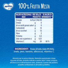 Carica l'immagine nel visualizzatore di Gallery, Mellin Merenda, Mix Gusti, Mela, Pera e Frutta Mista, 18x90g
