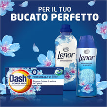 Carica l'immagine nel visualizzatore di Gallery, Dash Power Pods Detersivo Lavatrice In Capsule, 105 Lavaggi(3x35), Freschezza Di Lenor, Risveglio Primaverile, rimuove addirittura gli odori di sudore vecchi di 7 giorni, per una pulizia impeccabile