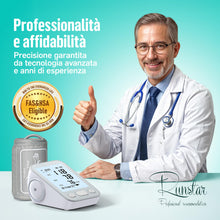 Carica l'immagine nel visualizzatore di Gallery, Runstar Misuratore di Pressione Sanguigna da Braccio, bracciale ad ampio intervallo (22-42cm), uso domestico, misuratore