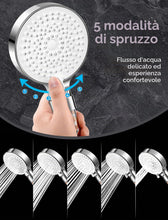 Carica l'immagine nel visualizzatore di Gallery, Magichome Soffione Doccia Alta Pressione Filtro 3 Strati e Pietre