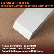 Carica l'immagine nel visualizzatore di Gallery, JORGENSEN Mini Pialla per Legno, Pialla Manuale Compatta