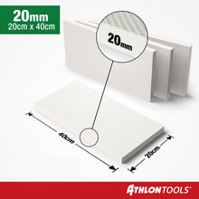Carica l'immagine nel visualizzatore di Gallery, ATHLON TOOLS 4x MaxProtect Protettore per pareti di garage, 40 x 20 x 2,0 cm ciascuno, Protettore per porte di auto, autoadesivo, impermeabile (Bianco)