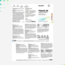 Carica l'immagine nel visualizzatore di Gallery, Vitamina D3 1000 UI per Goccia, 50ml (1700 Gocce), Eletto PRODOTTO DELL'ANNO 2025, Supporta Ossa, Denti e Sistema Immuni