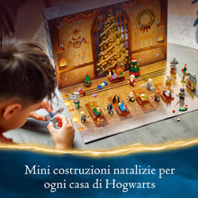 Carica l&#39;immagine nel visualizzatore di Gallery, LEGO Harry Potter Calendario dell&#39;Avvento 2024, Giocattolo Fantasy di Hogwarts con 7 Minifigure e 16 Mini Costruzioni del Mondo Magico, Giochi per Bambini e Bambini da 7 Anni, Regalo di Natale 76438