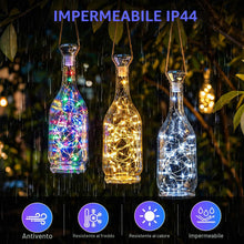 Carica l'immagine nel visualizzatore di Gallery, 8 Pezzi Solari Luci Per Bottiglie, 2m 20 Led LED Led Tappo Con Luci Per Bottiglie Di Vino, Le Lucine Per Bottiglia Per F