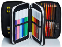 Carica l&#39;immagine nel visualizzatore di Gallery, Seven Astuccio Scuola Juventus 3 Zip, Bianco Nero, Triplo Scomparto Completo di Matite, Penne e Pennarelli, Accessori Juventus Scuola, Accessori per Zaino Bambini e ragazzi