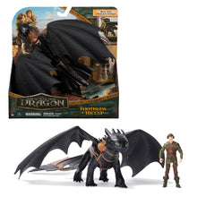 Carica l'immagine nel visualizzatore di Gallery, DreamWorks Dragons, Dragon Trainer, Sdentato e Hiccup, Drago e Vichingo, Giocattoli per Bambini, 4+ Anni
