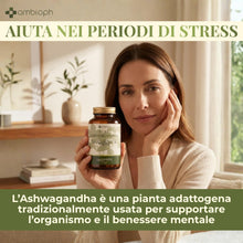 Carica l'immagine nel visualizzatore di Gallery, Ashwagandha Ksm-66 e Tè Verde per Stress e Fame nervosa 6 mesi di fornitura