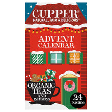 Carica l'immagine nel visualizzatore di Gallery, CUPPER Calendario Avvento Tè e Tisane Bio 12 Gusti tot 24 Bustine