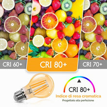 Carica l'immagine nel visualizzatore di Gallery, Aigostar Lampadina Vintage Edison LED E27 10W Equivalenti a 77W, Luce Calda 2200K, 1100Lm, CRI＞80, A60 Stile Vintage Lam