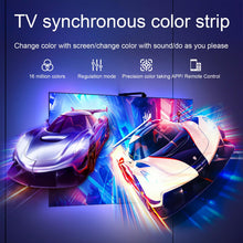 Carica l'immagine nel visualizzatore di Gallery, TV LED luci 3M cambiando sincrono con TV immagine TV retroilluminazione TV con sensore AR musica sincronizzazione App RG