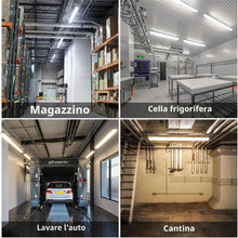 Carica l'immagine nel visualizzatore di Gallery, V-TAC Plafoniera LED Impermeabile 60 CM da Esterno - 18W - PRO SERIES - Lampada Rettangolare da Soffitto e Parete - 2160
