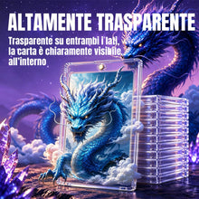 Carica l'immagine nel visualizzatore di Gallery, Wigearss 10 Pezzi 35PT Carte Cornici Acriliche Magnetiche Trasparente Protezione UV Custodie per Carte Magic, MTG, Sport