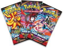 Carica l'immagine nel visualizzatore di Gallery, Pokémon: confezione da tre buste dell’espansione Megaevoluzione - Caos Nascente del GCC Pokémon (una carta promozionale 