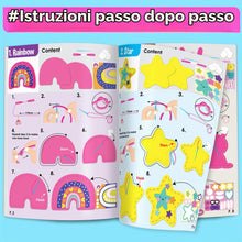 Carica l'immagine nel visualizzatore di Gallery, EZCRA Kit Cucito Bambina 4-8 Anni, 4 Progetti in Feltro con Unicorno
