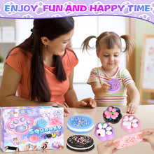 Carica l'immagine nel visualizzatore di Gallery, 4Pezzi Squishy Zampa di Gatto, 4Pezzi Biscotto per Alleviare lo Stress, Taba Squishy Kit, Kawaii Squeeze Toys, Antistres