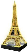Carica l&#39;immagine nel visualizzatore di Gallery, Ravensburger - Puzzle 3D, Tour Eiffel Night Edition con Luce, Parigi, per Adulti e Bambini 10+ Anni, Idea Regalo, 226 Pezzi