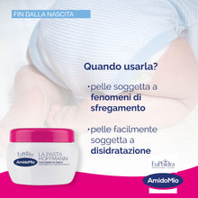 Carica l'immagine nel visualizzatore di Gallery, Euphidra - AmidoMio Pasta di Hoffmann, Azione Lenitiva e Protettiva con Olio di Oliva e Ossido di Zinco, Perfetto per Pr