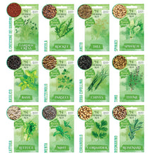 Carica l'immagine nel visualizzatore di Gallery, HERBAL AGE Semi Piante Aromatiche Kit Giardinaggio, 12 Erbe Aromatiche Kit Semi Orto, 8700 semi, Lattuga, Prezzemolo, An