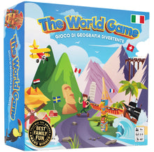 Carica l'immagine nel visualizzatore di Gallery, The World Game - Divertente Gioco da Tavolo Sulla Geografia - Gioco del Mondo Educativo per Bambini e Adulti - Fantastic