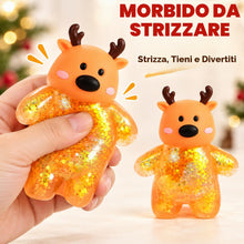 Carica l'immagine nel visualizzatore di Gallery, Set 8 Pezzi Squishy di Natale, Decorazione Natalizia Giocattolo Antistress, Scatola Regalo per Natale, Riempimento Calen