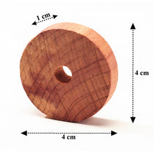 Carica l'immagine nel visualizzatore di Gallery, 40x Repellente antitarme biologico naturale e sacchetto di cotone - Certificato FSC® - Prodotto naturale 100% biologico 
