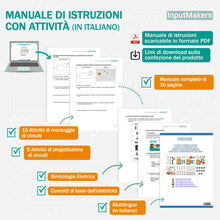 Carica l'immagine nel visualizzatore di Gallery, Kit elettrico scolastico avanzato - circuiti elettrici, kit circuito elettrico scuola, kit elettronica, kit scuola, espe