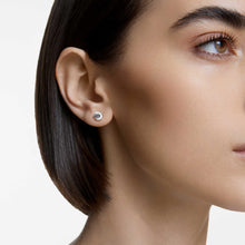 Carica l'immagine nel visualizzatore di Gallery, Swarovski Orecchini Solitaire, bianco, Placcatura rodio