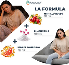 Carica l'immagine nel visualizzatore di Gallery, D Mannosio, Mirtillo Rosso e semi di pompelmo. Ideale per Cistite e Candida